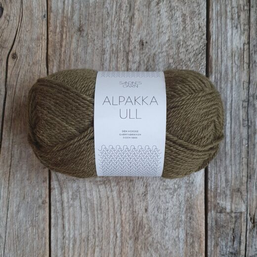 Alpakka Ull Sandnesgarn Dark olive