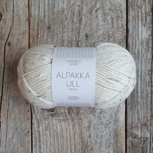 Alpakka Ull Sandnesgarn Natur tweed